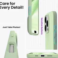 iPhone 16 Pro - Silikon Case mit Mikrofaser-Innenseite