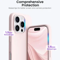 iPhone 16 Pro - Silikon Case mit Mikrofaser-Innenseite