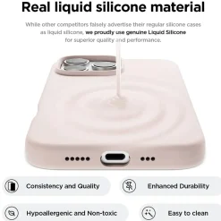 iPhone 16 Pro - Silikon Case mit Mikrofaser-Innenseite