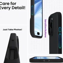 iPhone 16 Pro - Silikon Case mit Mikrofaser-Innenseite