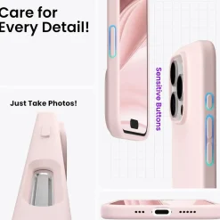 iPhone 16 Pro - Silikon Case mit Mikrofaser-Innenseite