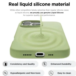 iPhone 16 Pro - Silikon Case mit Mikrofaser-Innenseite