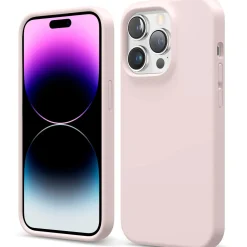 iPhone 14 Pro - Silikon Case mit Mikrofaser-Innenseite