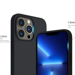 iPhone 14 Pro - Silikon Case mit Mikrofaser-Innenseite