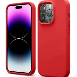 iPhone 14 Pro - Silikon Case mit Mikrofaser-Innenseite