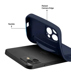 iPhone 14 Pro - Silikonhülle mit Kartenfach & Kameraschutz
