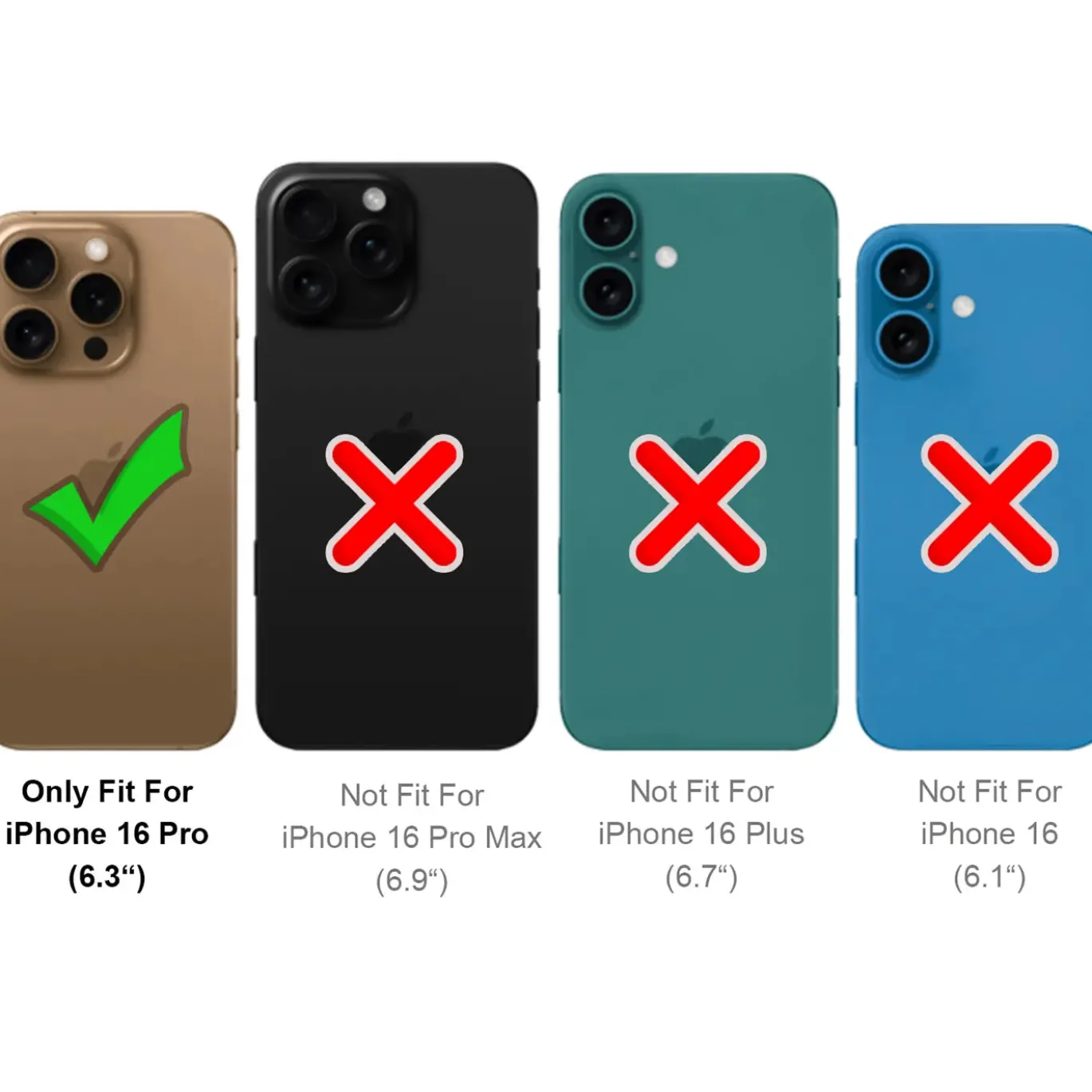iPhone 16 Pro - Silikonhülle mit Kartenfach & Kameraschutz