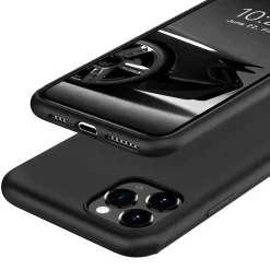 iPhone 11 Pro - Slim Silikon Backcover Schwarz