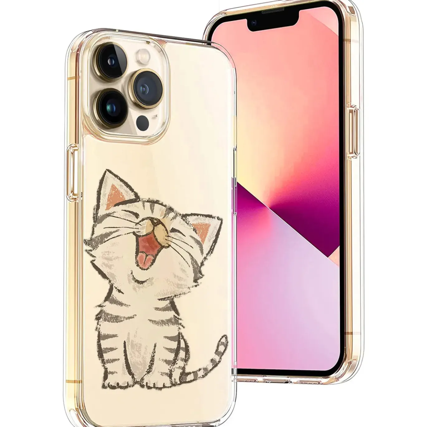 iPhone 14 Pro - TPU Case mit Motivdruck