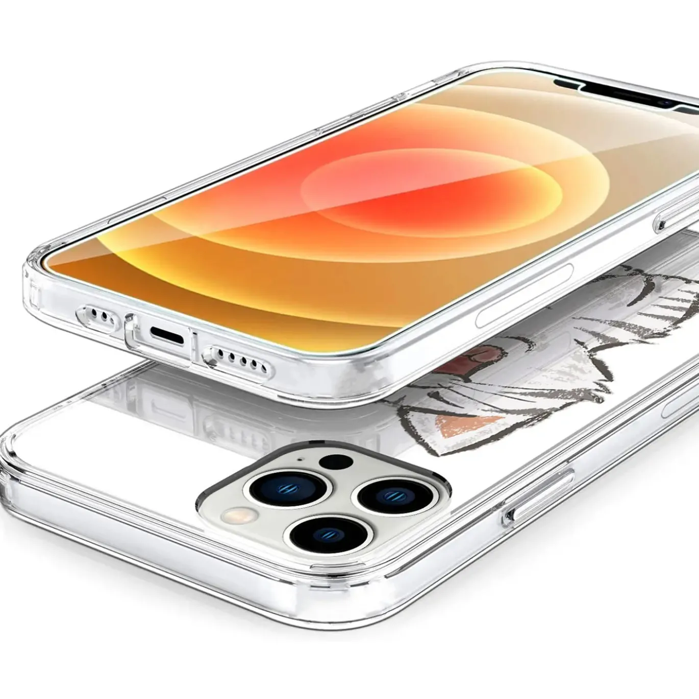iPhone 14 Pro - TPU Case mit Motivdruck