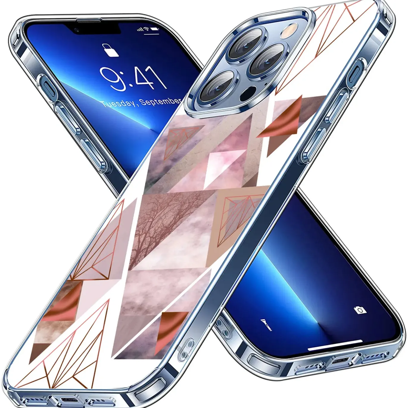 iPhone 14 Pro - TPU Case mit Motivdruck