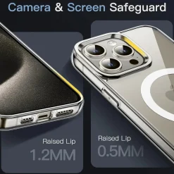 iPhone 15 Pro - Transparente MagSafe Silikonhülle