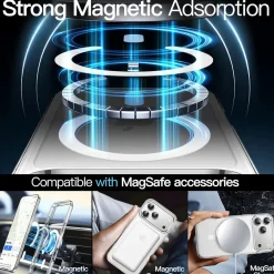 iPhone 17 Pro - Transparente MagSafe Silikonhülle