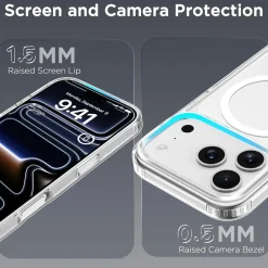 iPhone 17 Pro - Transparente MagSafe Silikonhülle