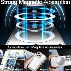 iPhone 16 Pro - Transparente MagSafe Silikonhülle