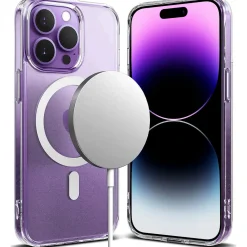 iPhone 14 Pro - Transparente MagSafe Silikonhülle