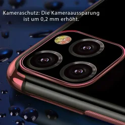 iPhone 11 Pro - Transparente Hülle mit Akzenten