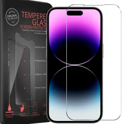 iPhone 14 Pro - 2x 9H Panzer Glasfolie, Displayfolie