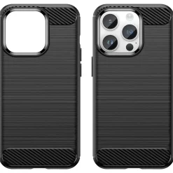 iPhone 14 Pro Max - Carbon Case Hülle, stoßfest