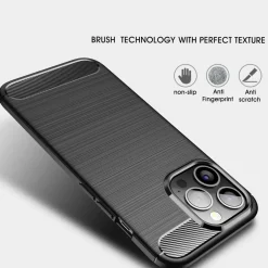 iPhone 15 Pro Max - Carbon Case Hülle, stoßfest