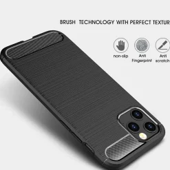 iPhone 12 Pro Max - Carbon Case Hülle, stoßfest