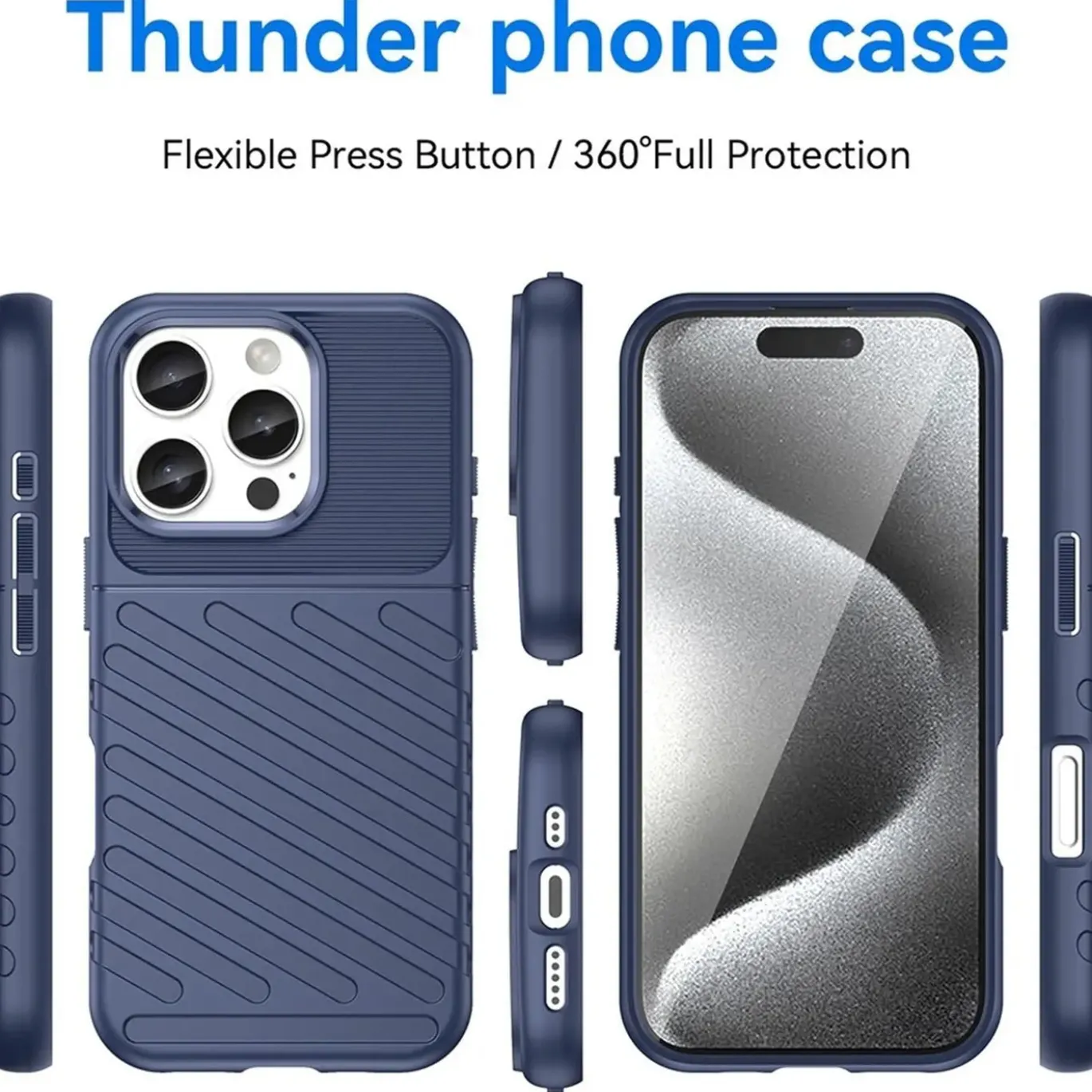 iPhone 16 Pro Max - Elegante Hülle stoßfest & stylisch