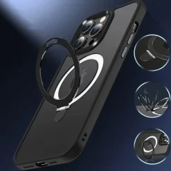 iPhone 12 Pro Max - Farbige MagSafe Hülle mit Ring
