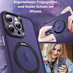 iPhone 12 Pro Max - Farbige MagSafe Hülle mit Ring