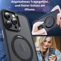 iPhone 12 Pro Max - Farbige MagSafe Hülle mit Ring