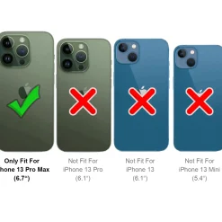 iPhone 13 Pro Max - Farbige MagSafe Hülle mit Kameraschutz
