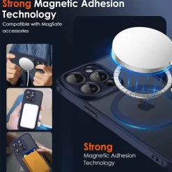 iPhone 14 Pro Max - Farbige MagSafe Hülle mit Kameraschutz