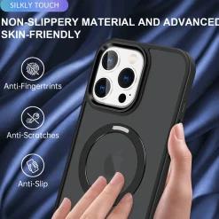 iPhone 16 Pro Max - Farbige MagSafe Hülle mit Ring