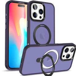 iPhone 16 Pro Max - Farbige MagSafe Hülle mit Ring