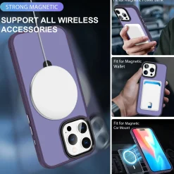 iPhone 16 Pro Max - Farbige MagSafe Hülle mit Ring