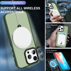 iPhone 16 Pro Max - Farbige MagSafe Hülle mit Ring