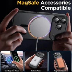 iPhone 17 Pro Max - Farbige MagSafe Hülle mit Kameraschutz