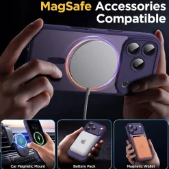 iPhone 17 Pro Max - Farbige MagSafe Hülle mit Kameraschutz