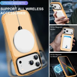 iPhone 17 Pro Max - Farbige MagSafe Hülle mit Ring