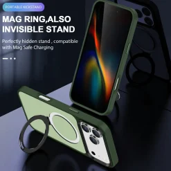 iPhone 17 Pro Max - Farbige MagSafe Hülle mit Ring