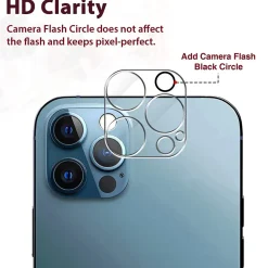 iPhone 12 Pro Max - Kameraschutz aus gehärtetem Glas