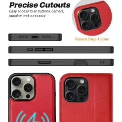 iPhone 16 Pro Max - Klapphülle mit Kartenfächern & MagSafe-Kompatibilität