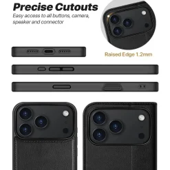iPhone 17 Pro Max - Klapphülle mit Kartenfächern & MagSafe-Kompatibilität