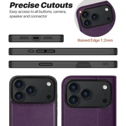 iPhone 17 Pro Max - Klapphülle mit Kartenfächern & MagSafe-Kompatibilität