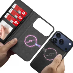 iPhone 17 Pro Max - Klapphülle mit Kartenfächern & MagSafe-Kompatibilität