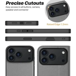 iPhone 17 Pro Max - Klapphülle mit Kartenfächern & MagSafe-Kompatibilität