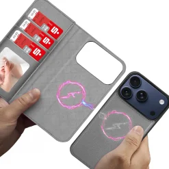 iPhone 17 Pro Max - Klapphülle mit Kartenfächern & MagSafe-Kompatibilität