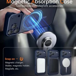 iPhone 17 Pro Max - MagSafe Hülle mit Kameraschutz