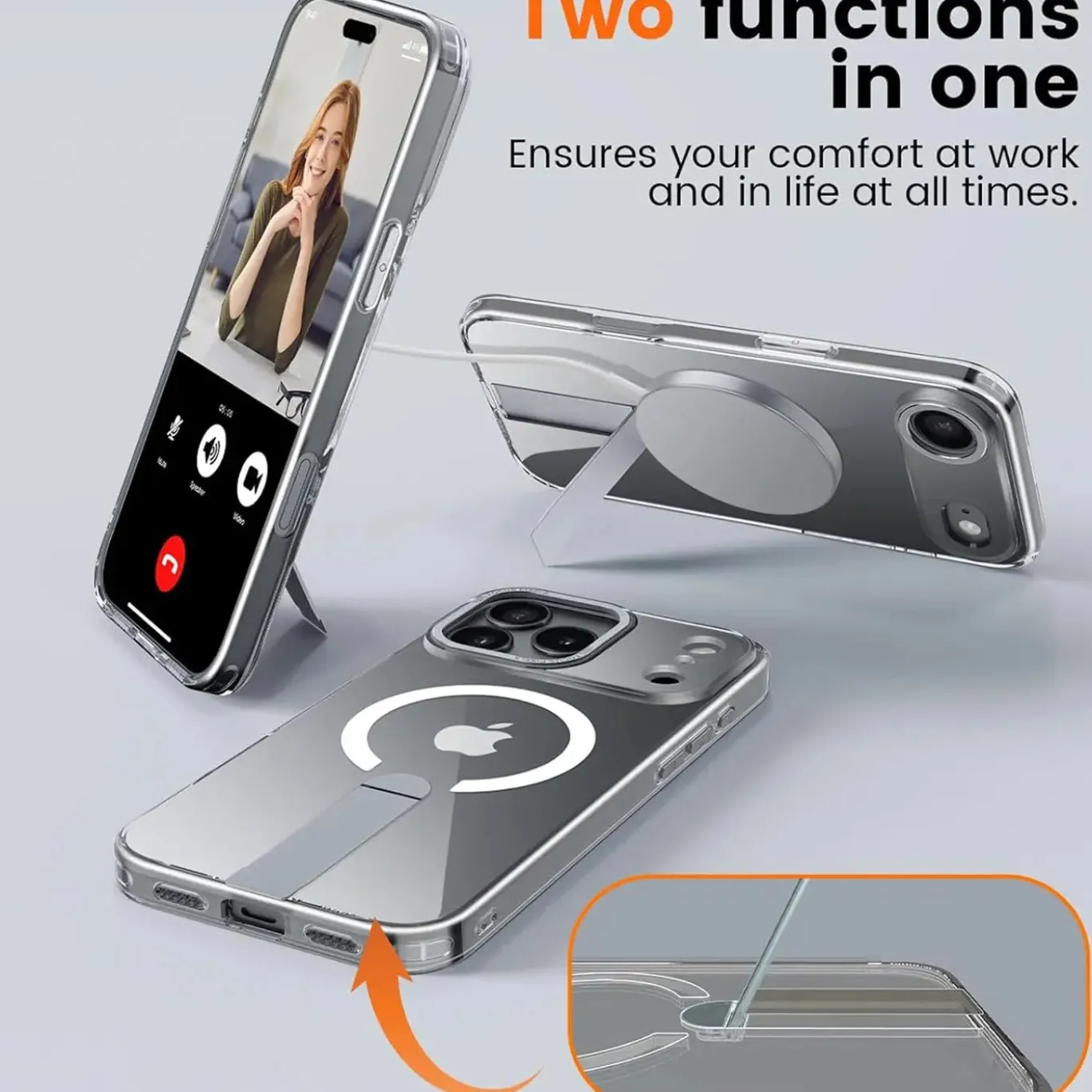 iPhone 17 Pro Max - MagSafe Case mit Aufstellfunktion