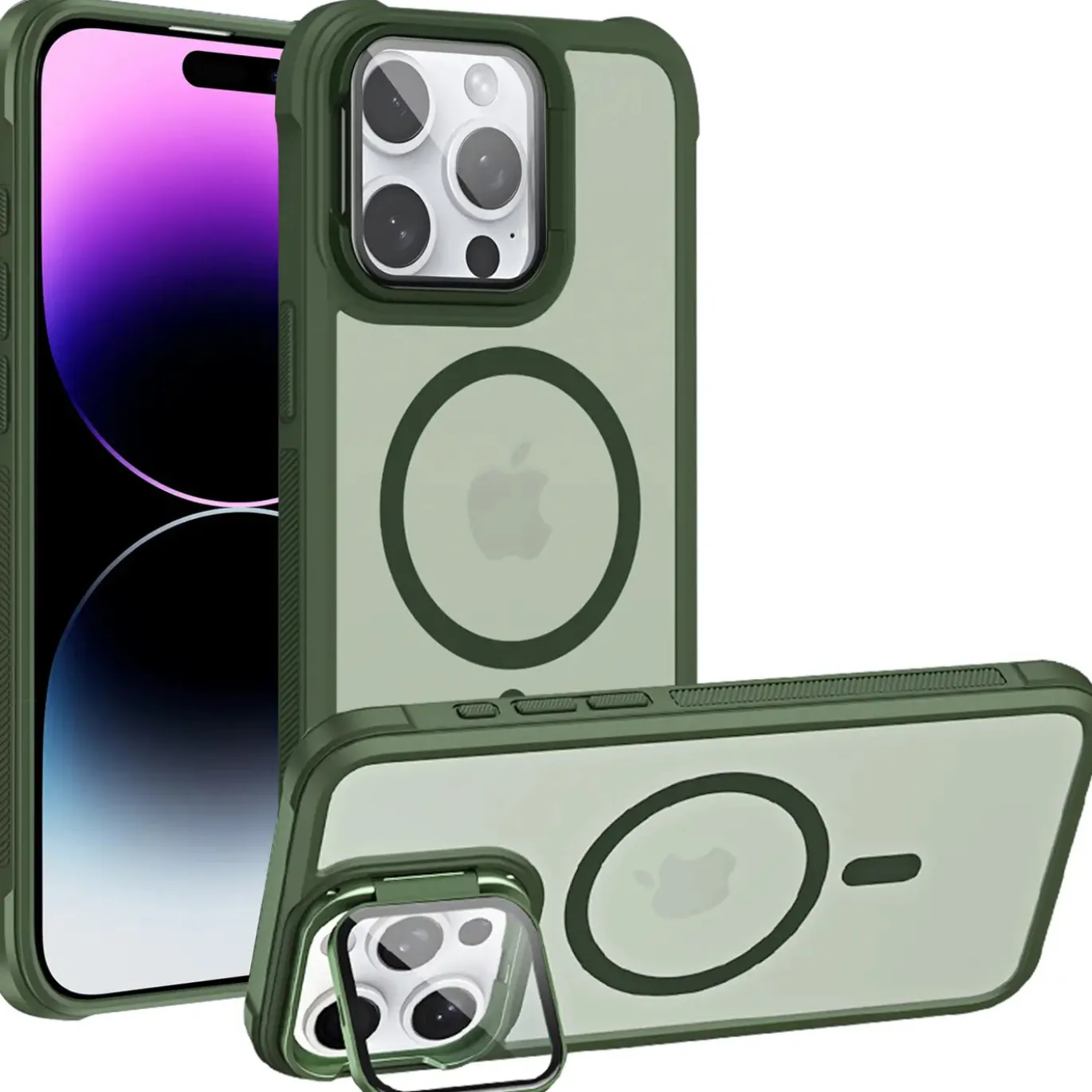 iPhone 14 Pro Max - MagSafe Hülle mit Glas & Schutzfunktion