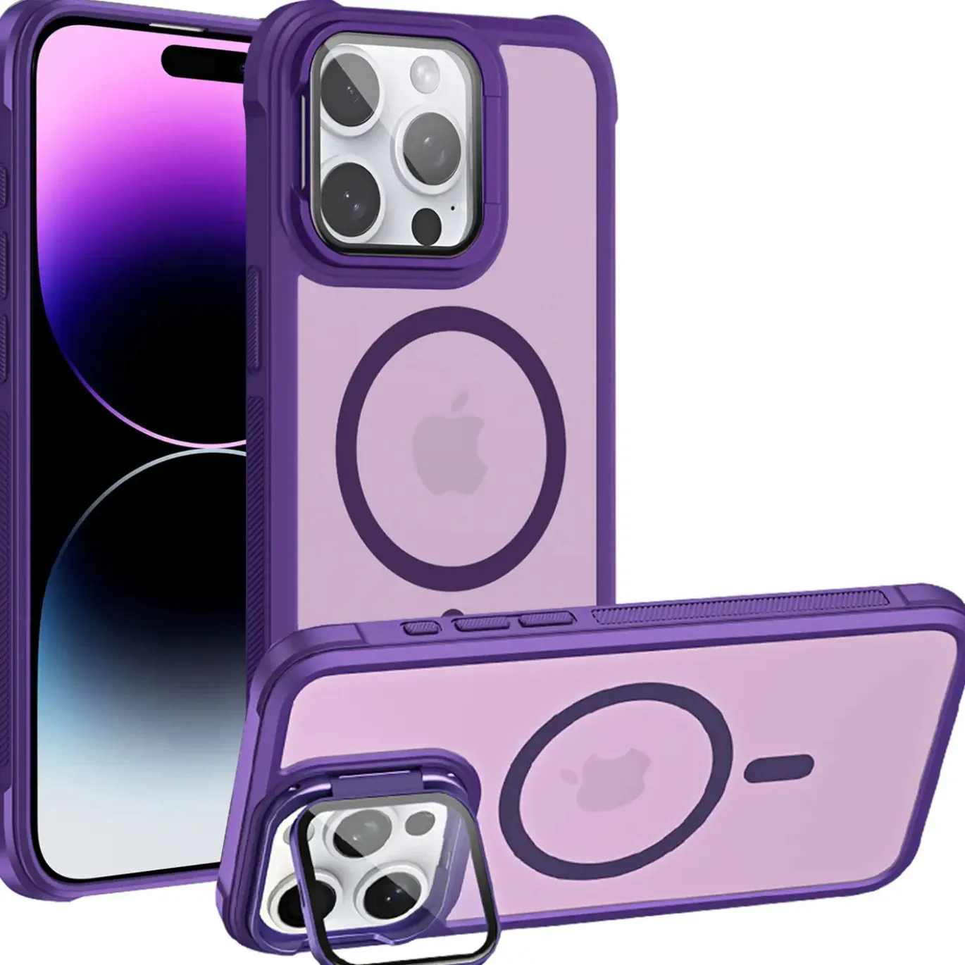 iPhone 14 Pro Max - MagSafe Hülle mit Glas & Schutzfunktion